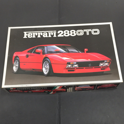フジミ模型 1:16 フェラーリ Ferrari 288 GTO レッド プラモデル 未組立 ホビー おもちゃ 保存箱付 FUJIMI